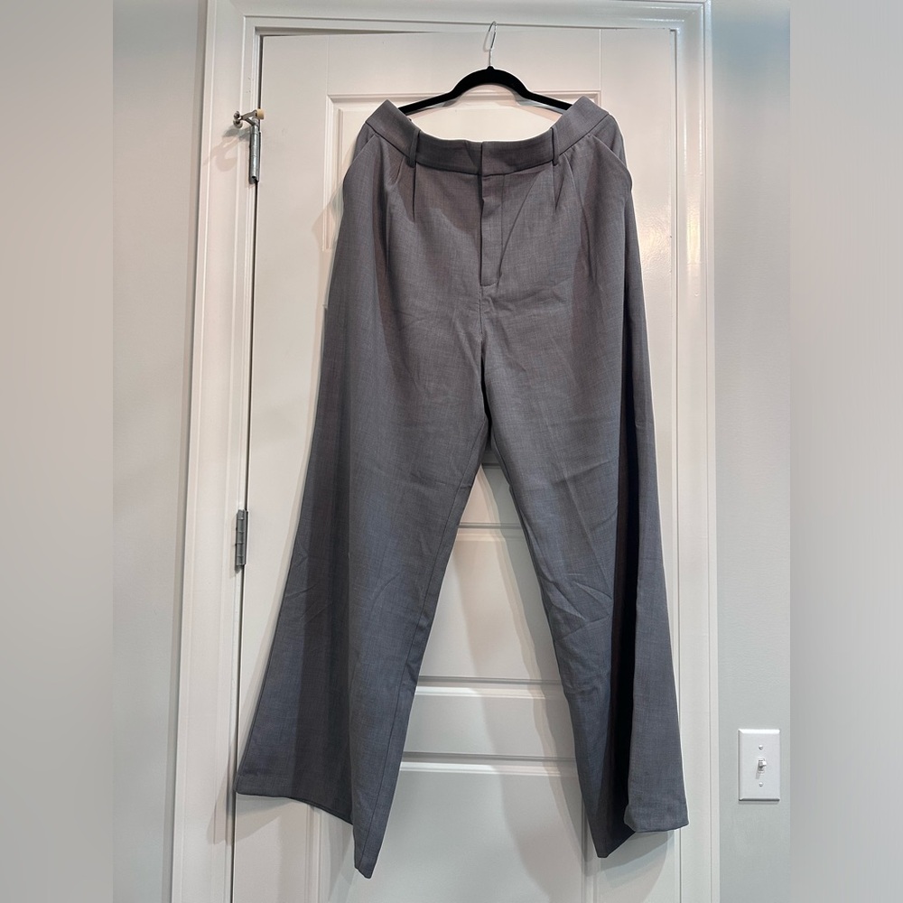 Abercrombie & Fitch wide leg tailored pants size XL-Long